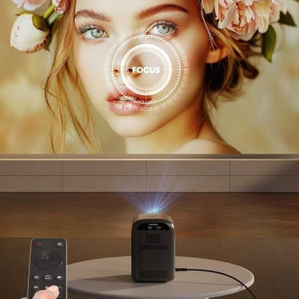 Projector Portable Compact Streaming Growview Remote BT usb hdmi NEW in Box